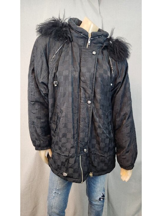 Braetan Jackets & Blazers - Vintage Braetan Outerwear Black Long Slv Front Zip Puffer Coat Jacket LARGE